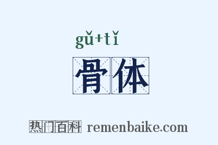骨体是什么意思的图片